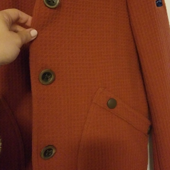 Rust orange wool spring/fall jacket - Picture 6 of 8
